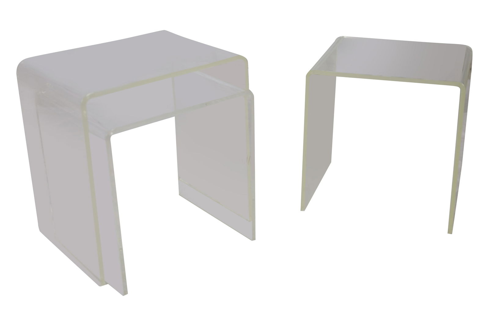 Set of 3 Lucite Tables (1 of 2)