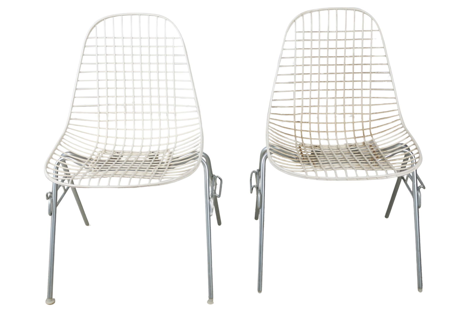 Eames - Herman Miller Wire Chairs - Pair (1 of 3)