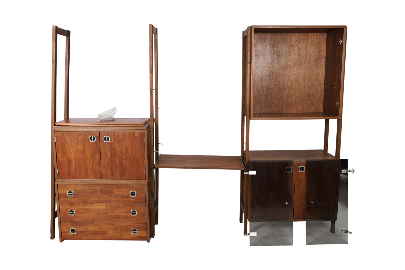 Freestanding Walnut Wall Unit (1 of 6)