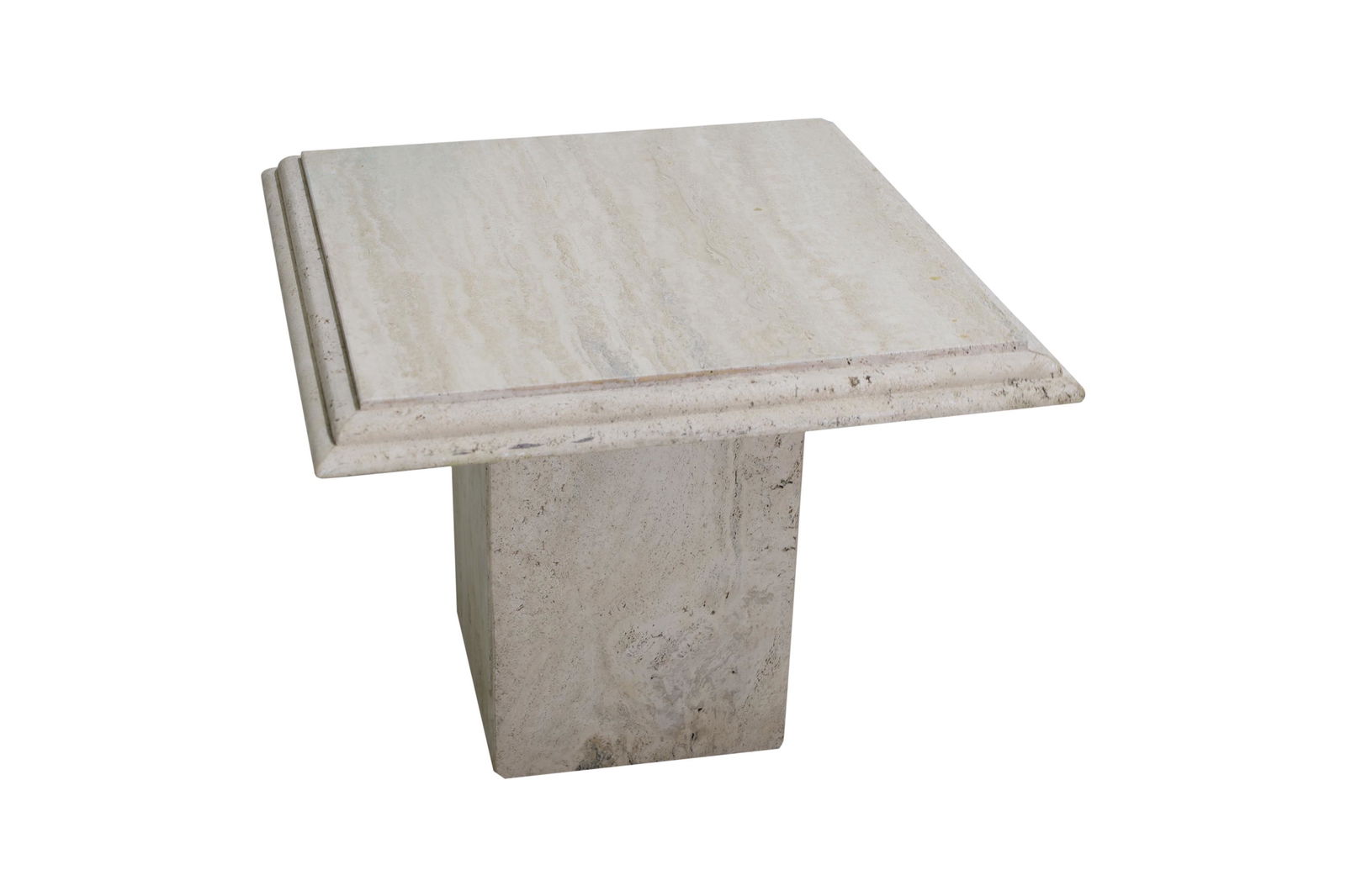 Travertine Lamp Table (1 of 5)
