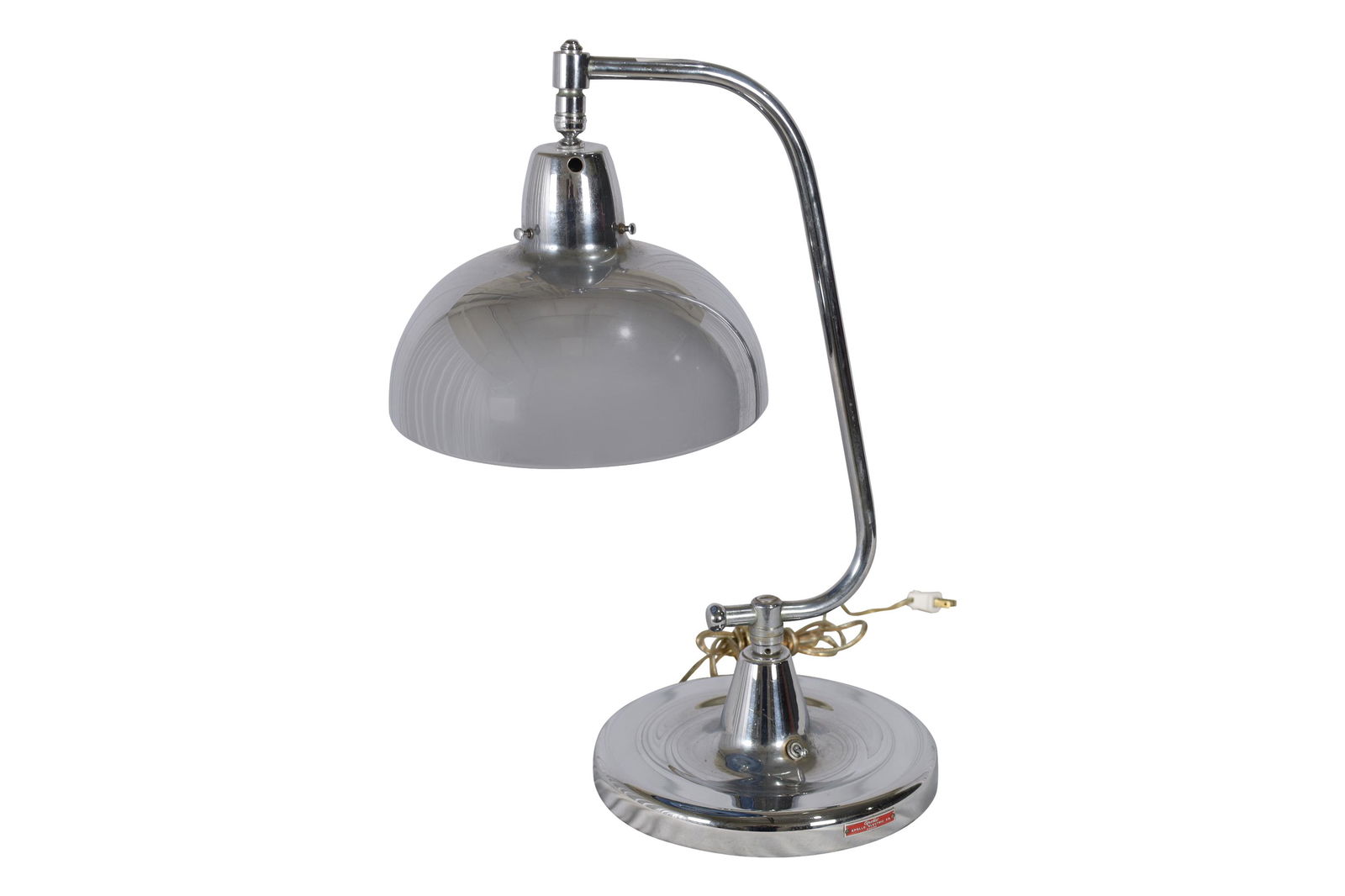 Apollo Electric Chrome Jewelers Lamp: Apollo Electric Chrome Jewelers Lamp. Dimensions 23x13x10