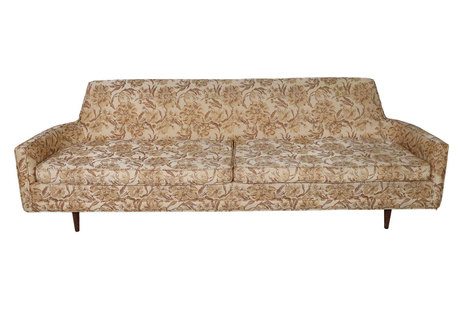 Wormley Style Sofa: Wormley Style Sofa. Dimensions 28x89x28