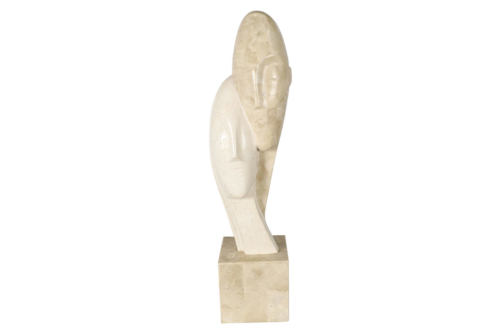 Marquis Collection of Beverly Hills Sculpture: Marquis Collection of Beverly Hills Tessellated Sculpture. Dimensions 28.5x6.5