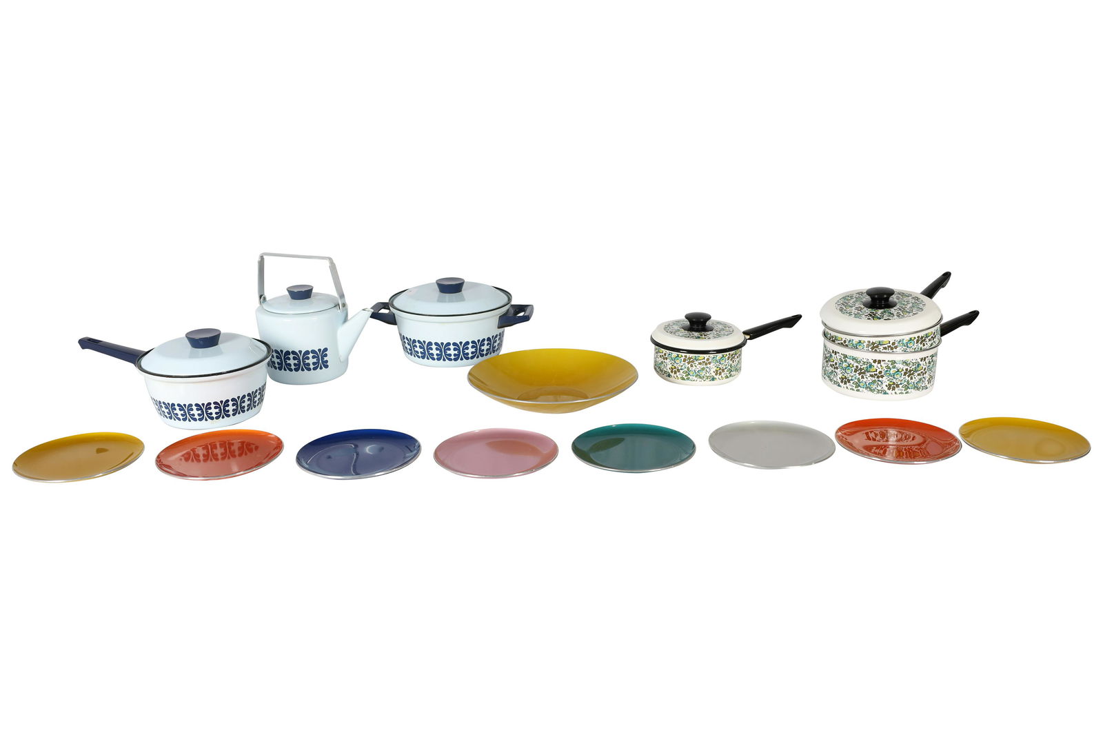 Catherine Holm Cookware Set & Emalox Plates (1 of 3)