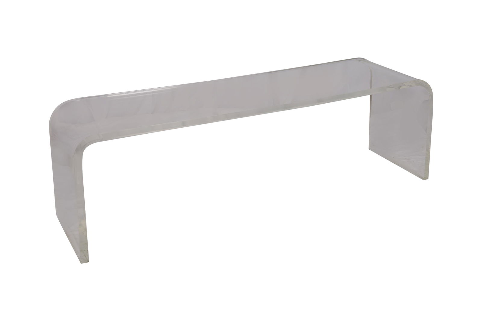 Mid Century Lucite Long Bench (1 of 3)