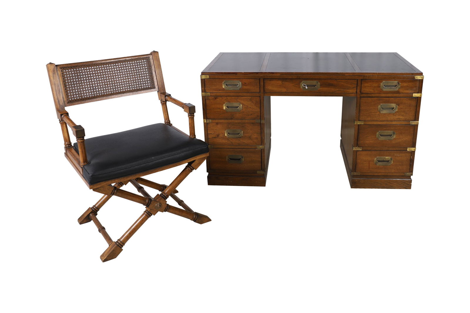 Sligh - Campaign Style Desk & Chair (1 of 5)