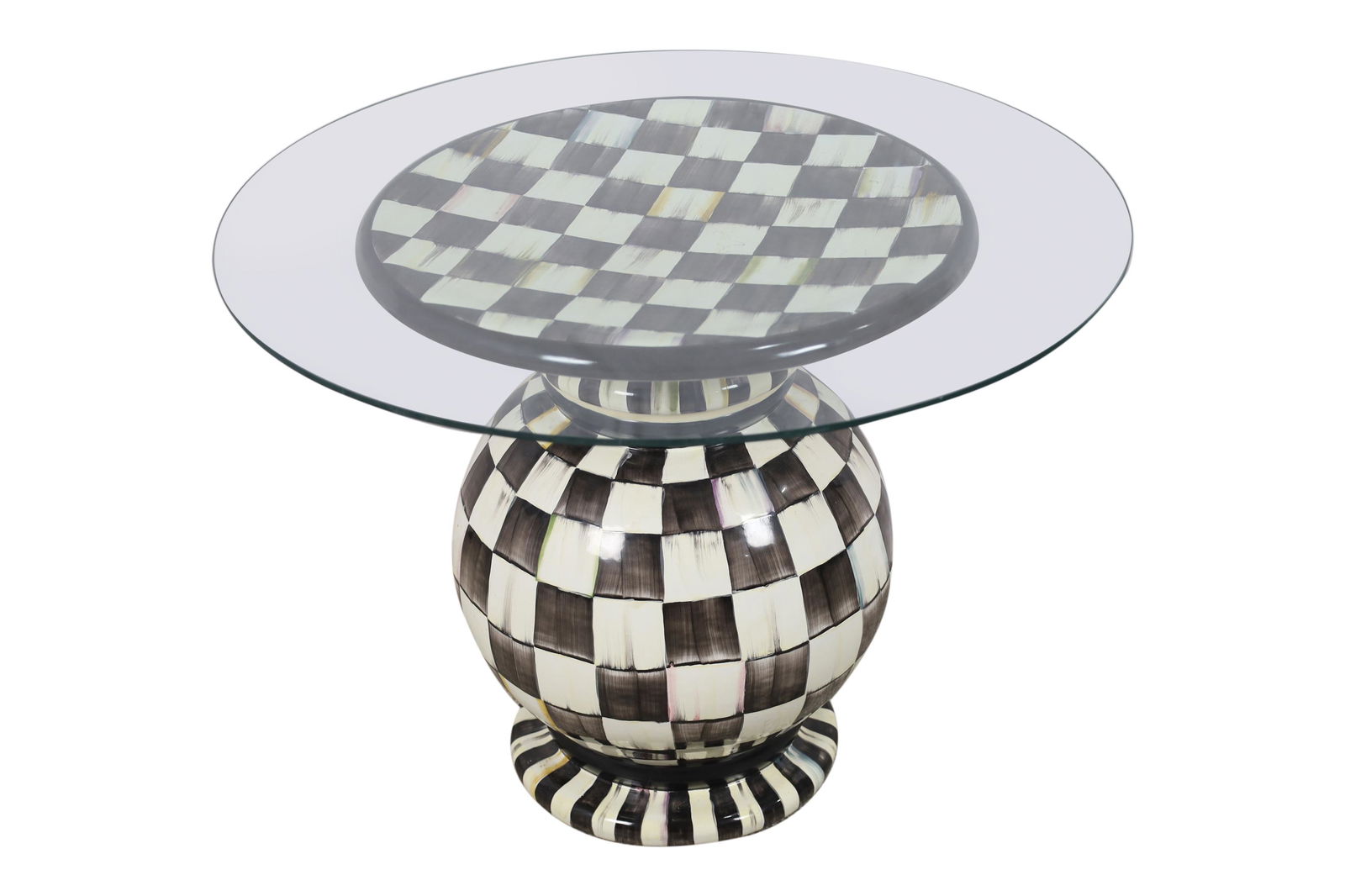 MacKenzie Childs - Glass Top Table (1 of 3)