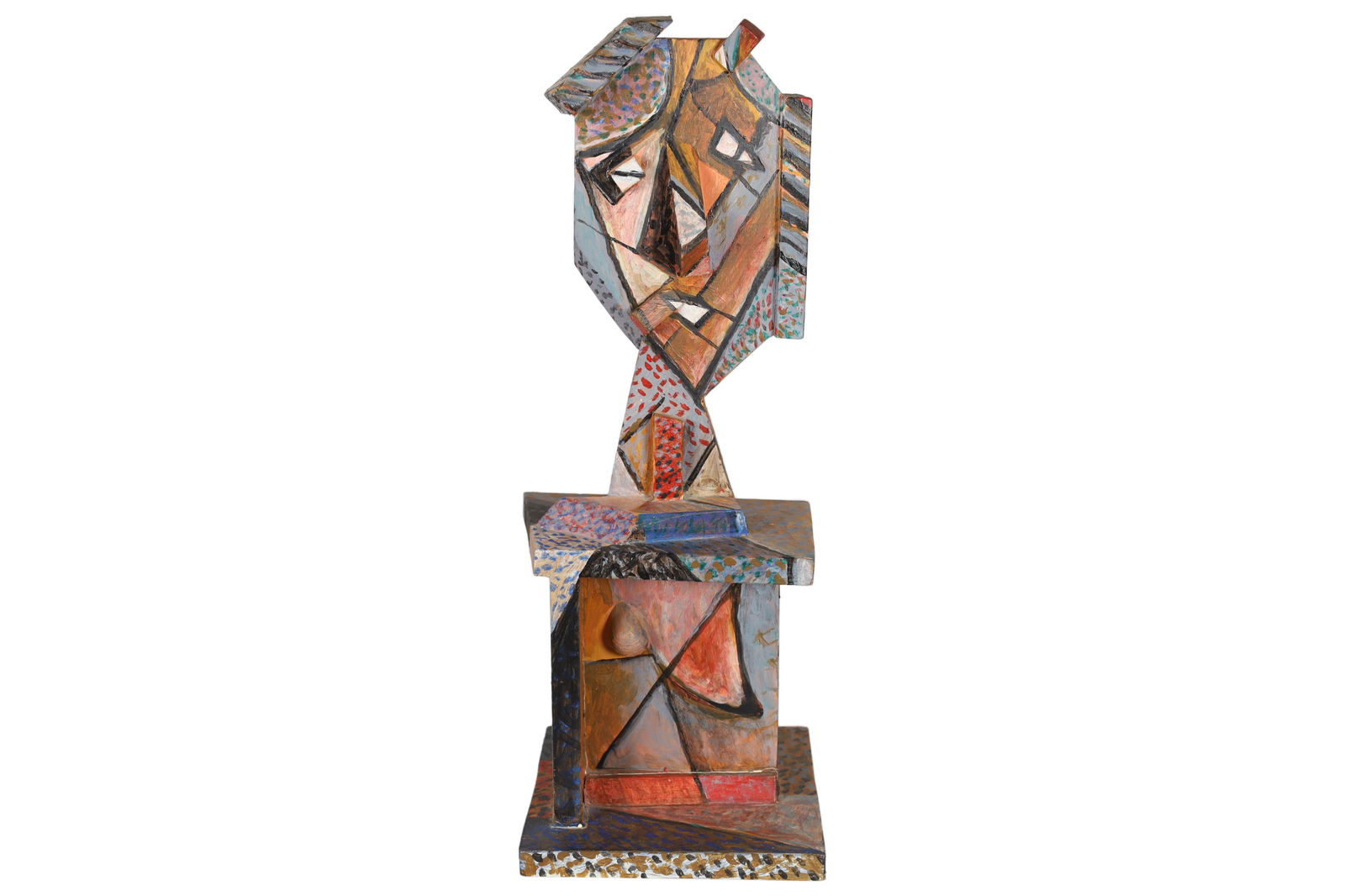 Italo Scanga - Abstract Wood Head (1 of 5)
