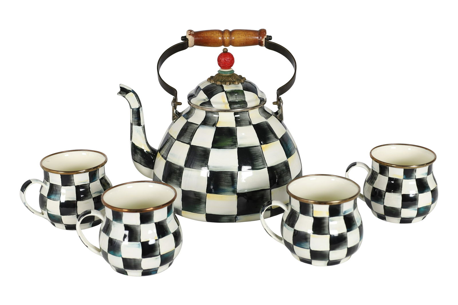MacKenzie Childs - 5 Piece Coffee Set (1 of 5)