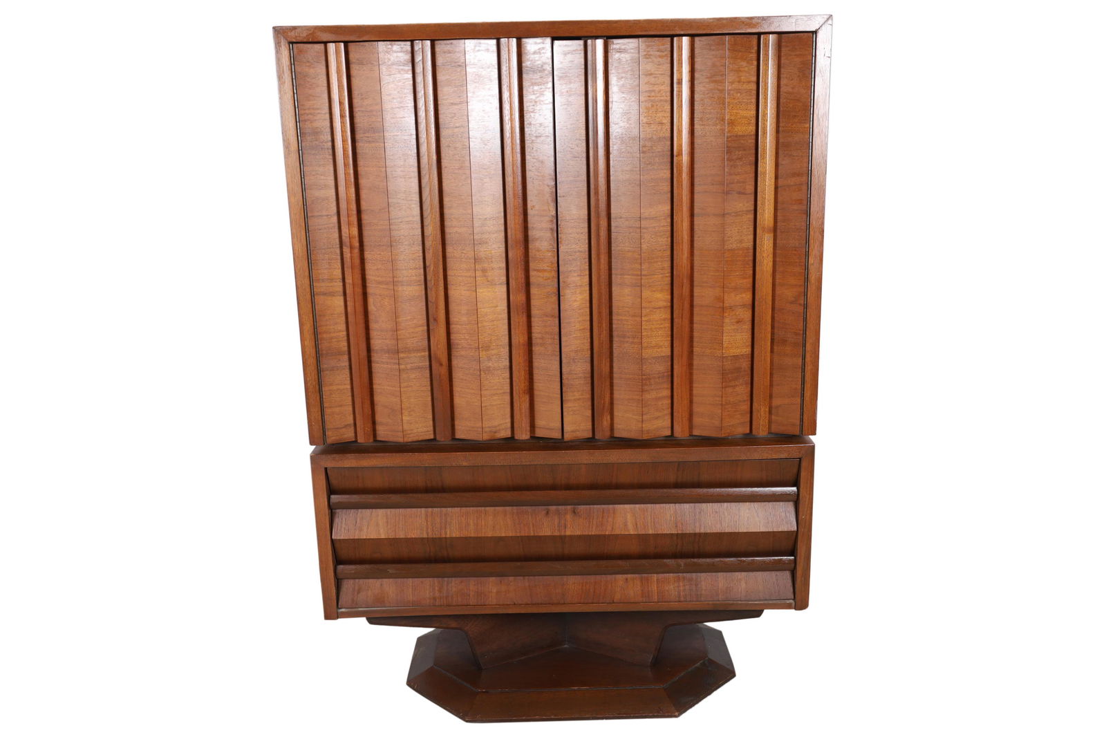 Paul Evans Style Brutalist Chest on Chest (1 of 5)