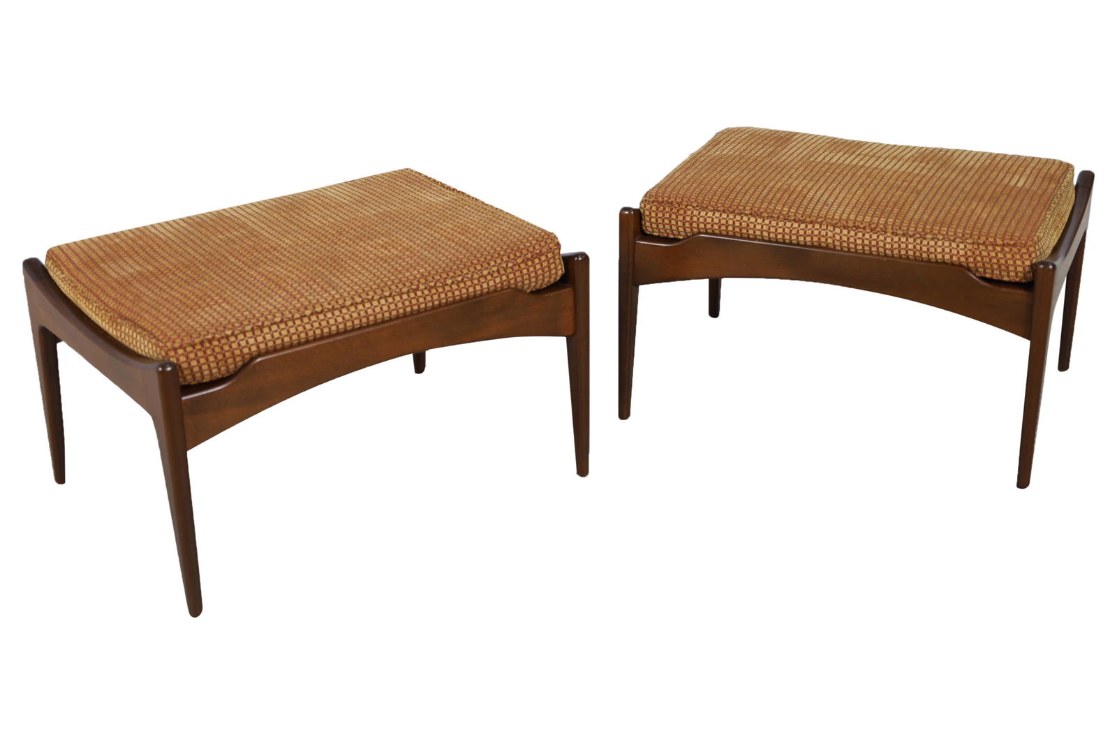 Kofod Larsen - Walnut Ottomans - Pair (1 of 4)