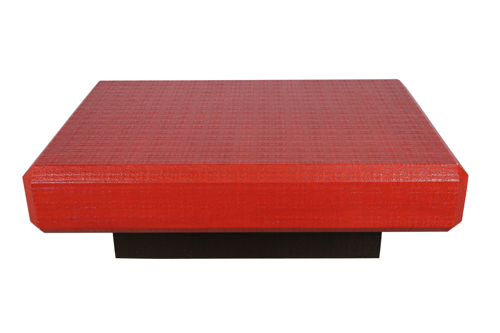 Karl Springer (Attr.) - Grass Cloth Coffee Table (1 of 5)