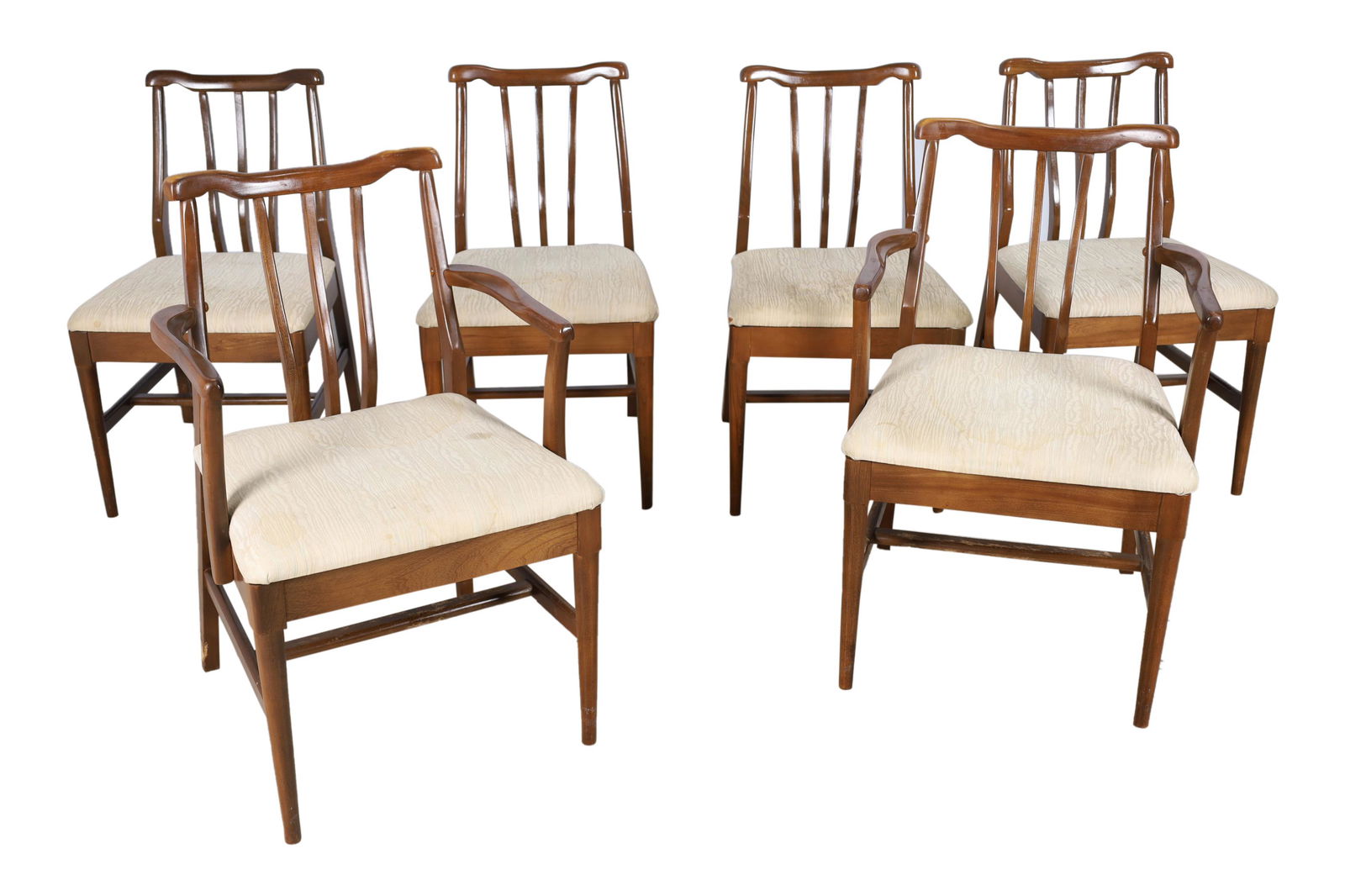 Mid Century Walnut Dining Chairs - 6 (1 of 9)