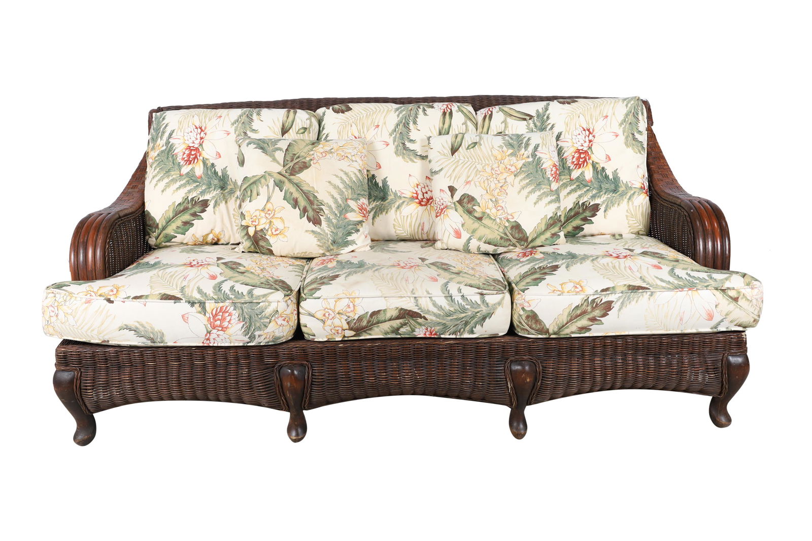 Wicker and Rattan Sofa (1 of 5)