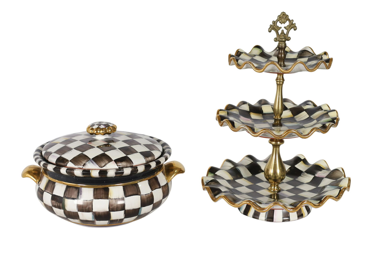 MacKenzie Childs - Tier Candy Dish and Casserole (1 of 5)