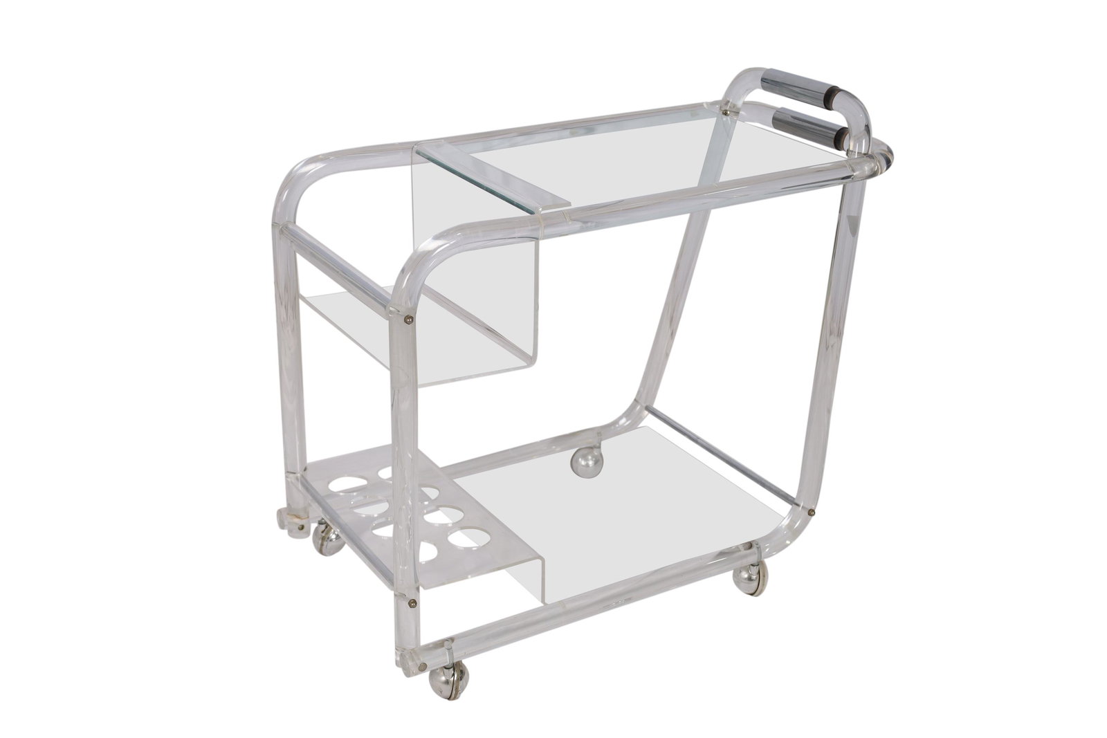 Lucite Bar Cart (1 of 3)