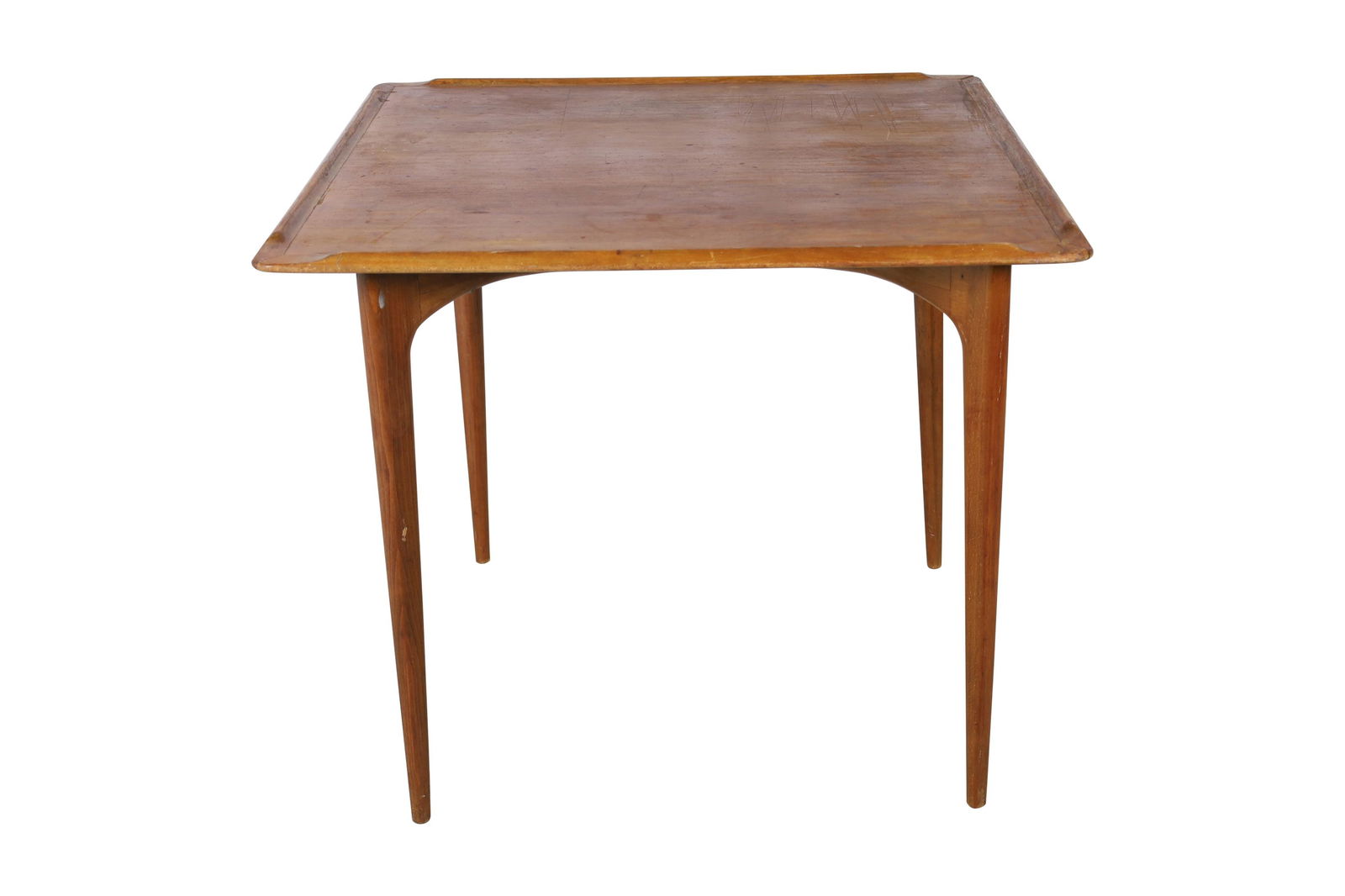 Walnut Game Table Probably Danish (1 of 3)