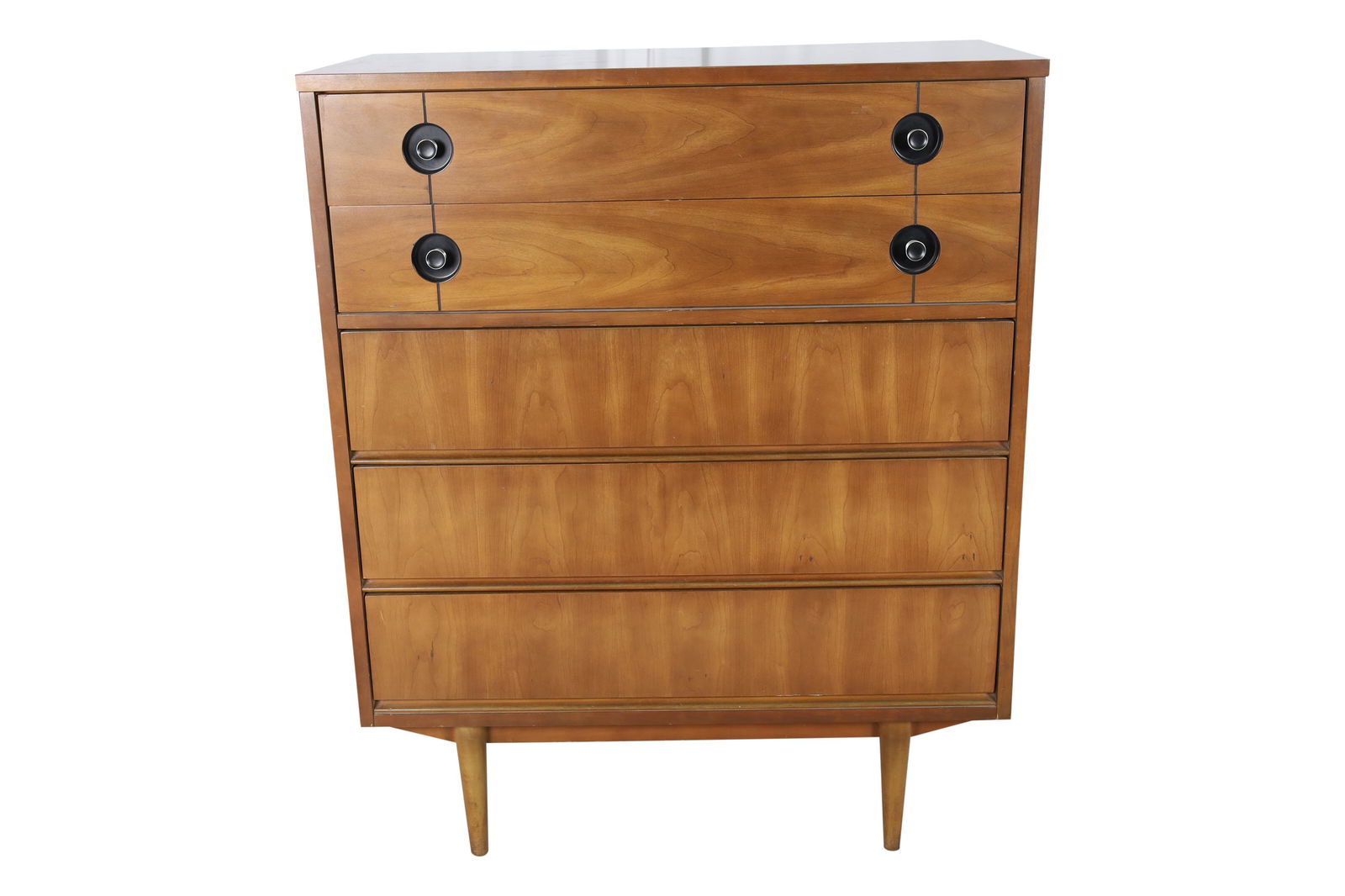 Stanley - Walnut High Chest (1 of 4)