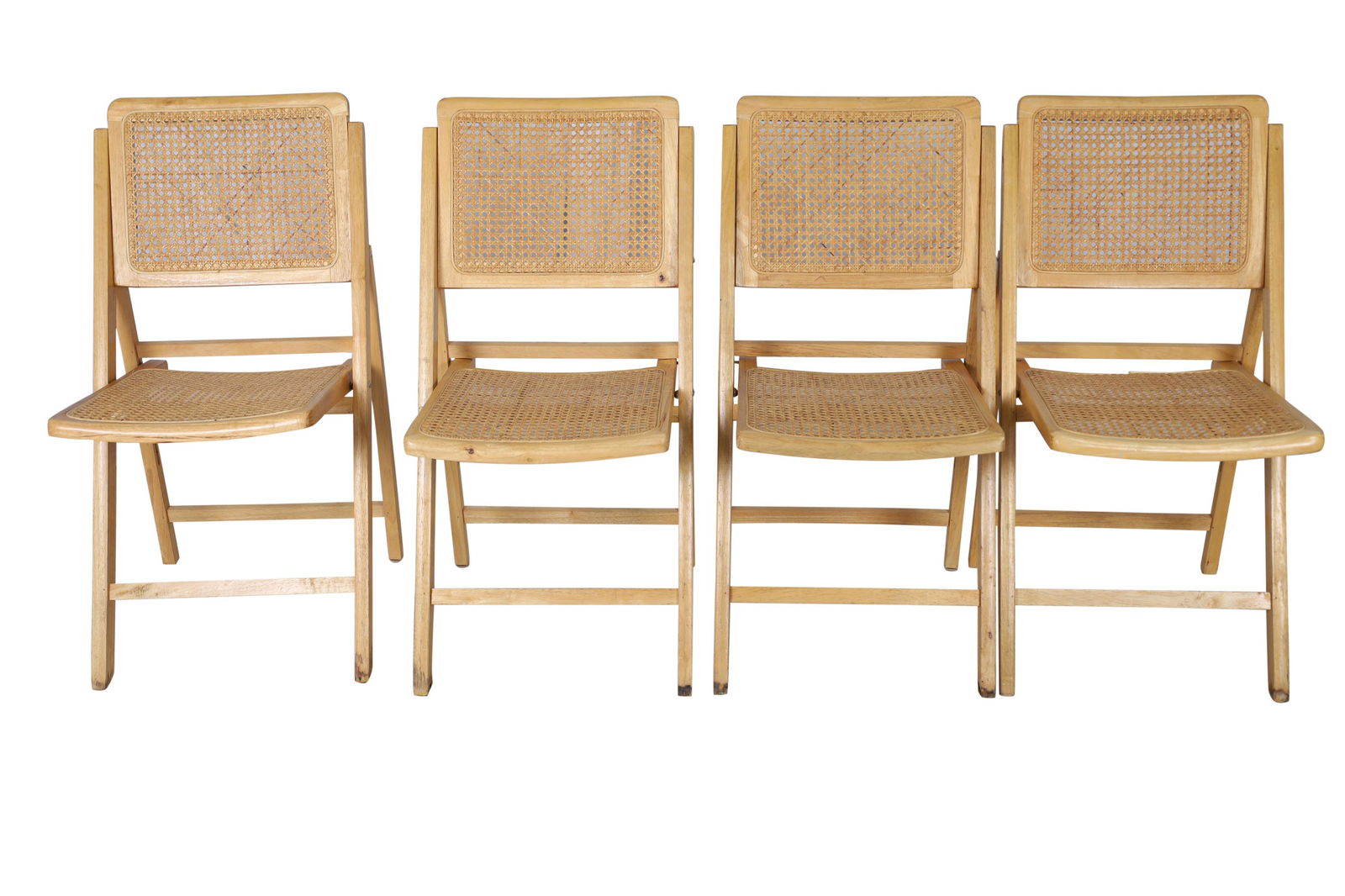 Mid Century Cane Bridge Chairs - 4 (1 of 4)