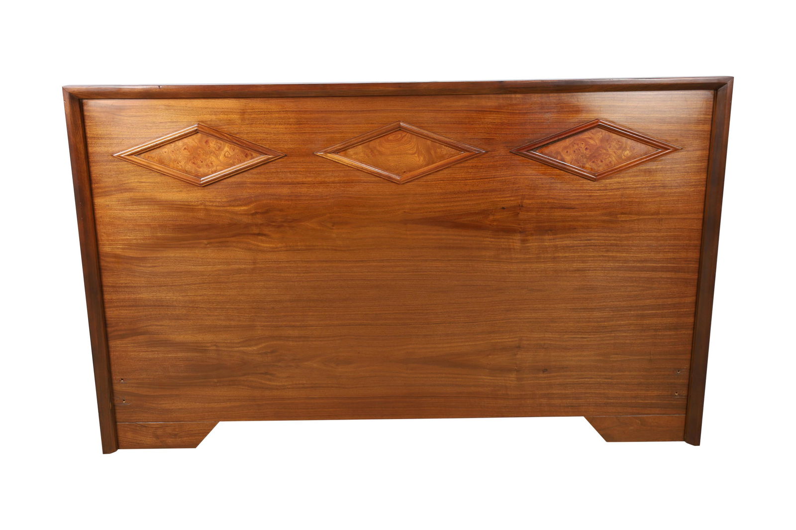 Walnut Headboard: A walnut headboard. Dimensions 38x62.5