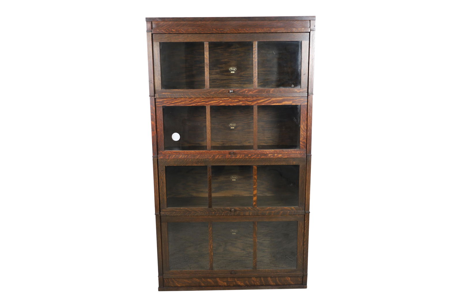 Macey Mission Oak 4 Stack Bookcase (1 of 3)