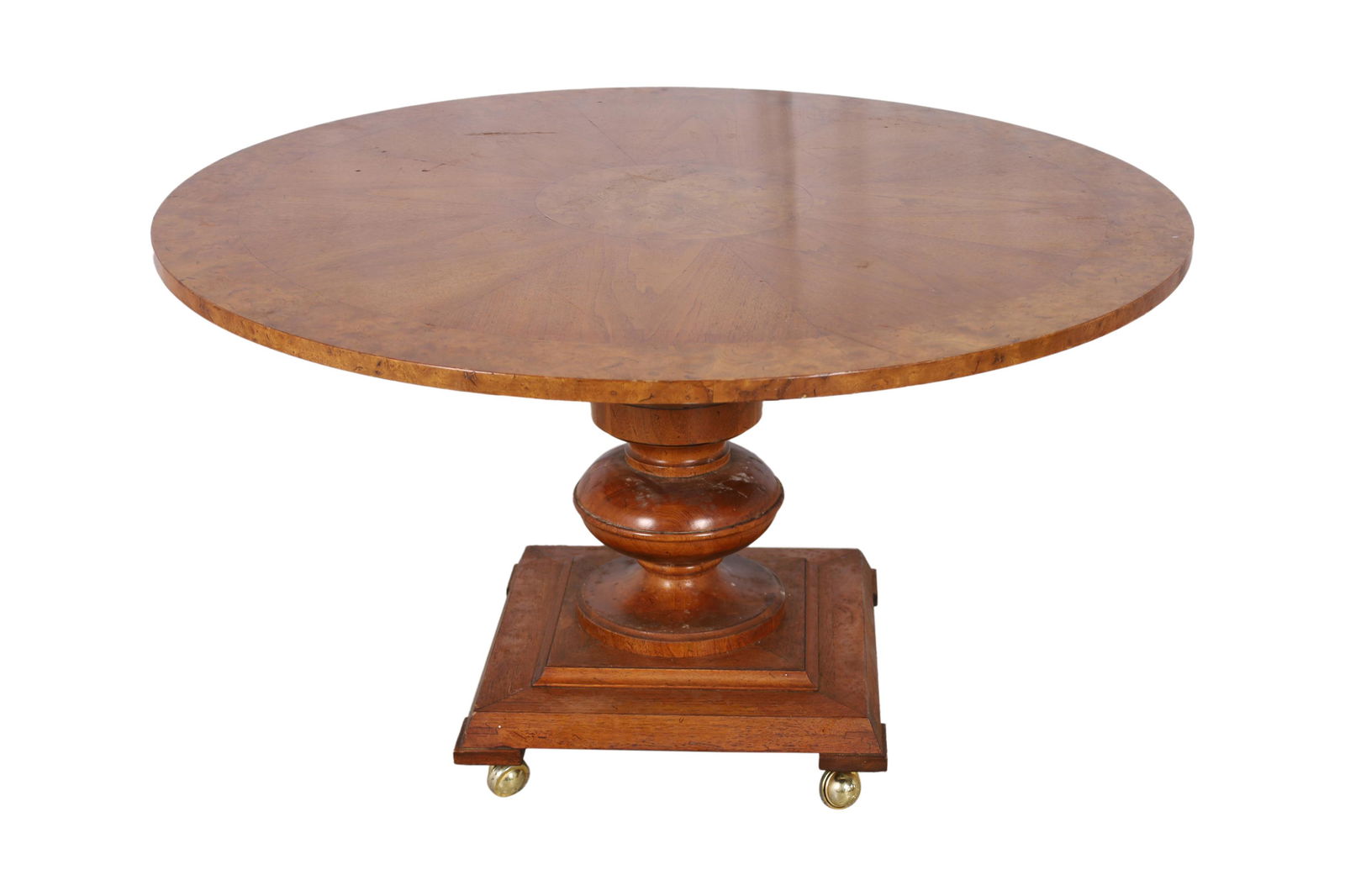 Adjustable Walnut and Burl Table (1 of 4)