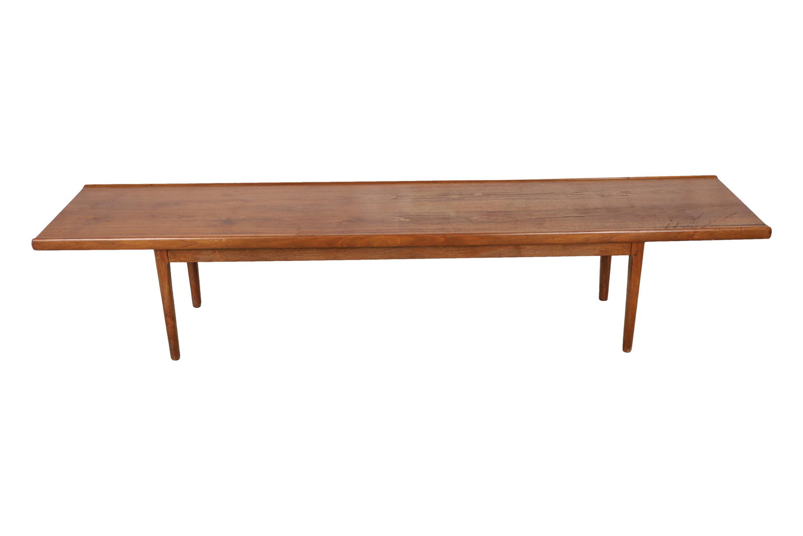 Walnut Sculpted Edge Coffee Table (1 of 4)