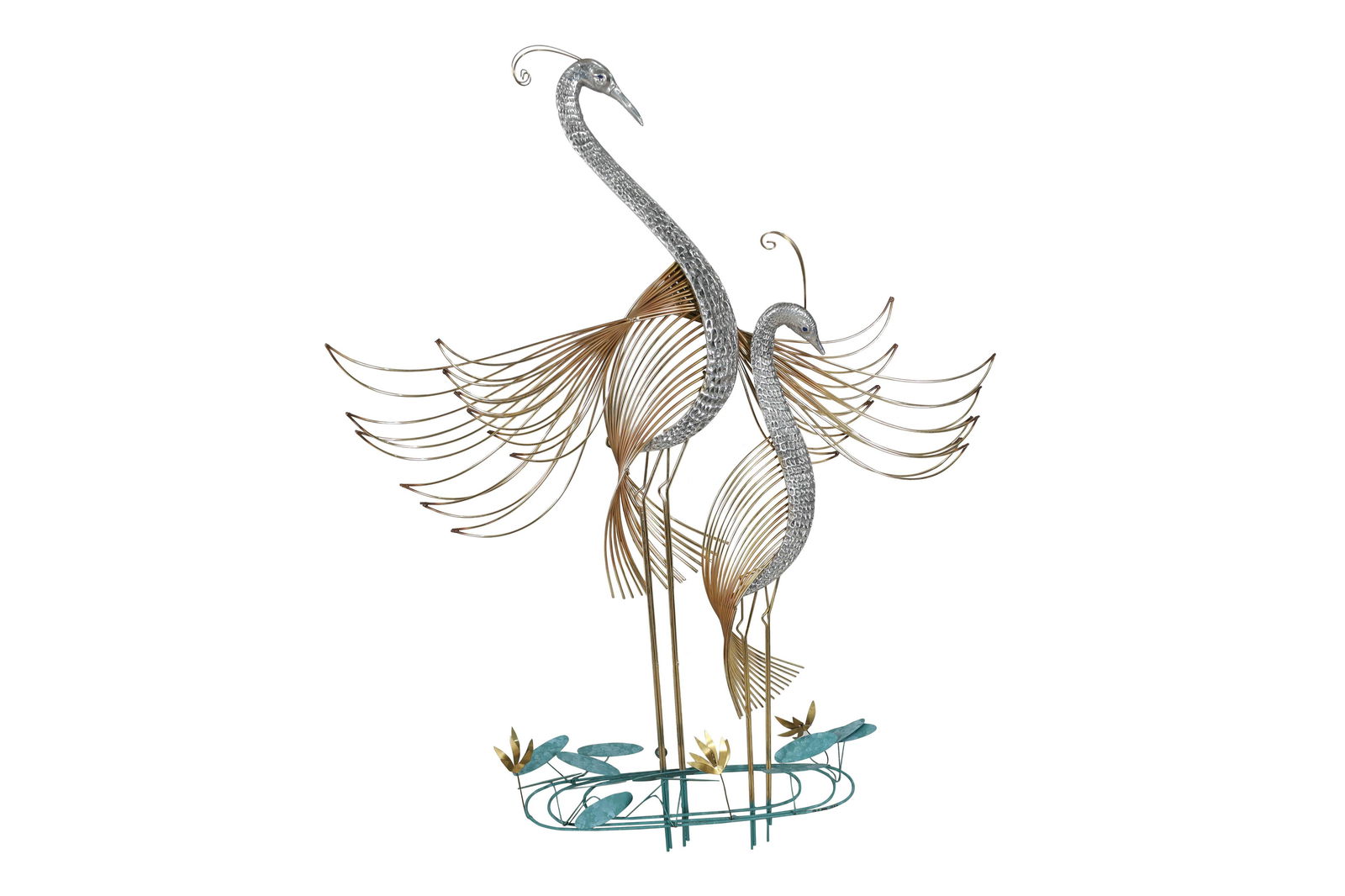 Curtis Jere - Peacocks Sculpture (1 of 4)