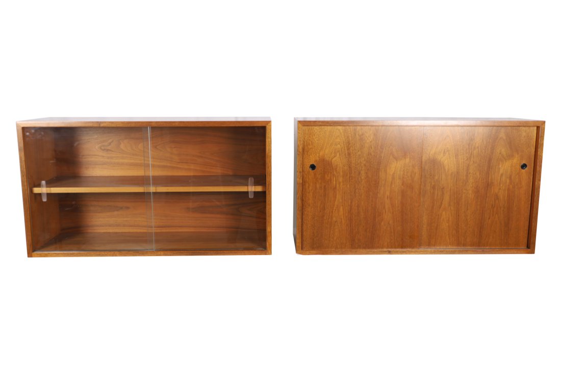 Hanging Walnut Cabinets - 2 (1 of 4)