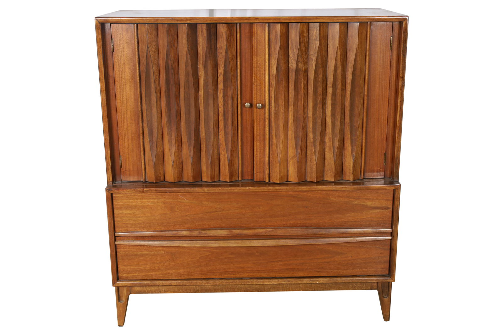Thomasville - Walnut High Chest (1 of 6)