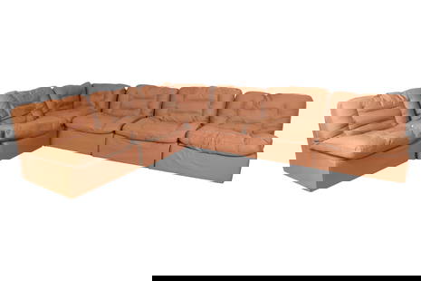 De Pas D'Urbino & Lomazzi - Celesta Modular Sofa: A De Pas D'Urbino & Lomazzi for Zanotta Italian Celesta Modular Sofa. Dimensions each piece-30x33x34