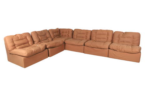 De Pas D'Urbino & Lomazzi - Celesta Modular Sofa: A De Pas D'Urbino & Lomazzi for Zanotta Italian Celesta Modular Sofa. Dimensions each piece-30x33x34