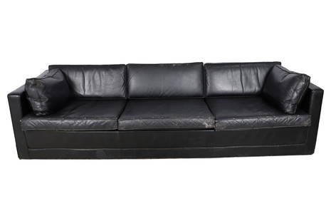 Artifort - Leather Sofa: Artifort - Leather Sofa. Dimensions 24x95x33