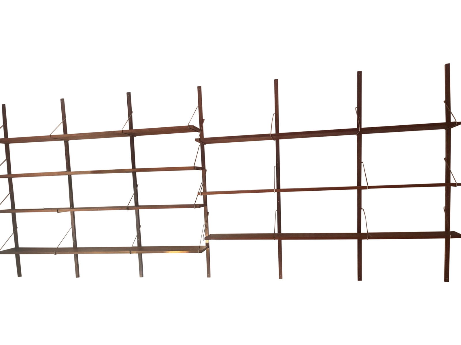 Mid Century Walnut Shelving (1 of 2)