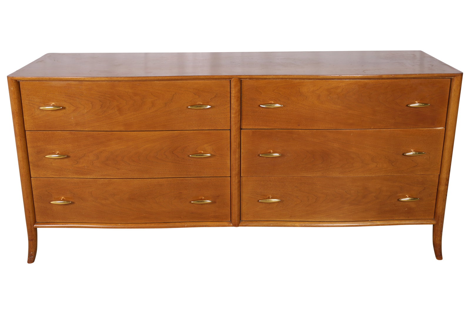 T.H. Robsjohn Gibbings - Long Dresser: T.H. Robsjohn Gibbings for Widdicomb Long Dresser. Dimensions 32x70x21.5