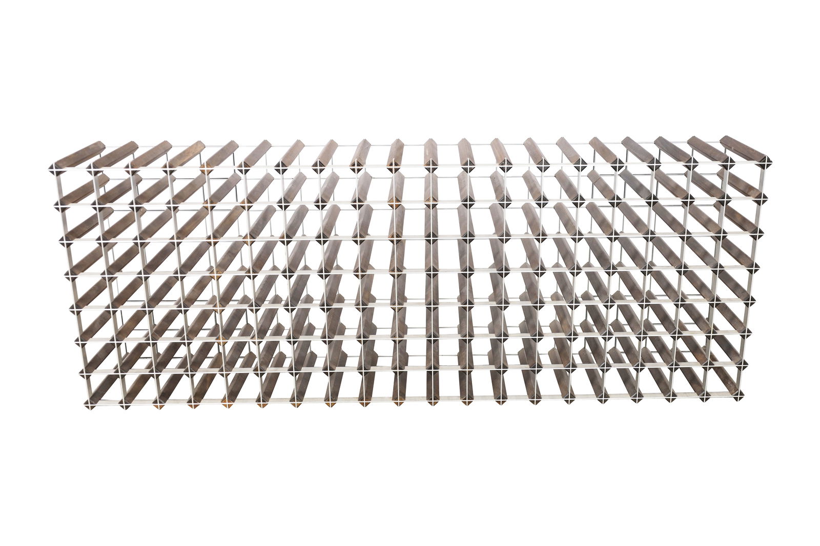 Mid Century Wine Rack: Mid Century Wine Rack. Dimensions 28x73x12