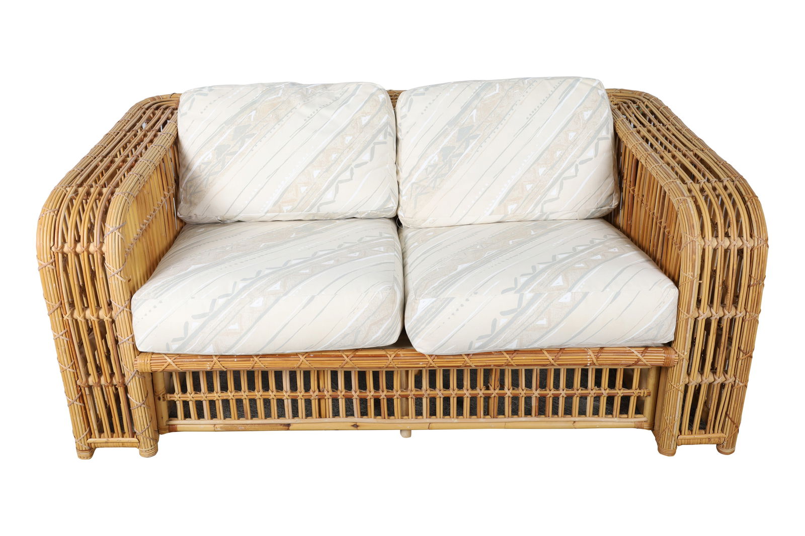 Mid Century Rattan Sofa (1 of 5)