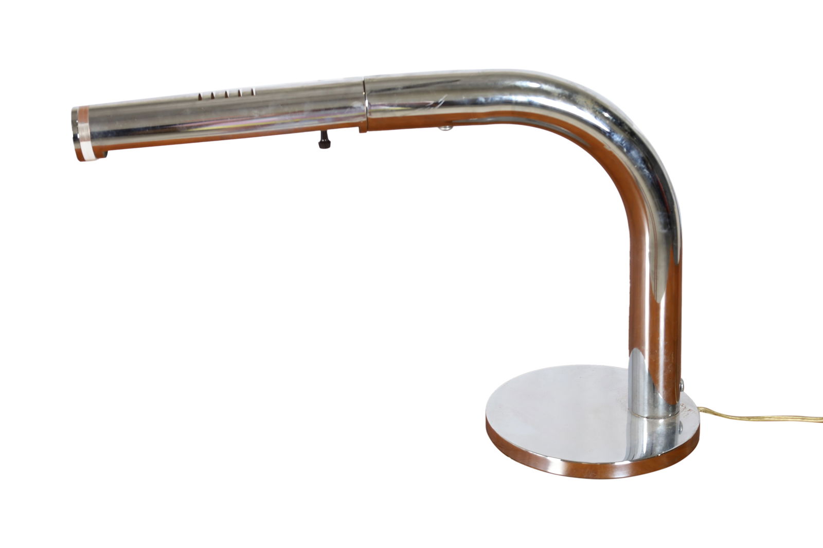 Robert Sonneman - Bent Chrome Tub Table Lamp (1 of 4)
