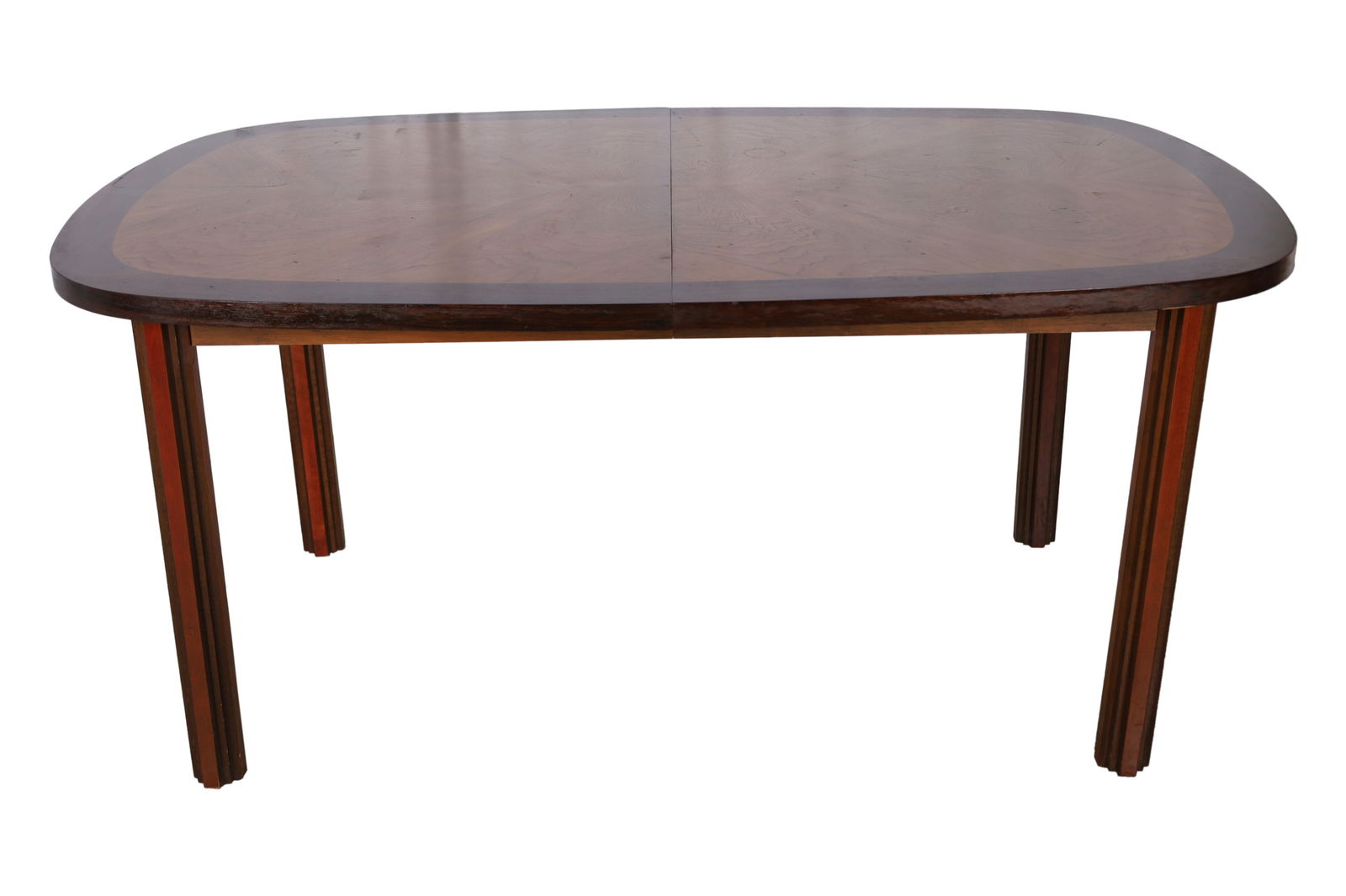Lane Tower Rosewood and Walnut Dining Table (1 of 8)