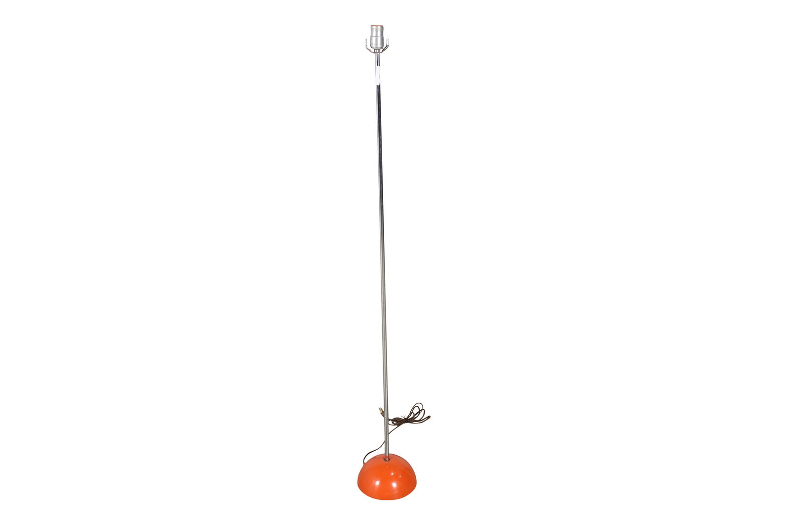 Chrome and Enameled Half Sphere Floor Lamp (1 of 2)