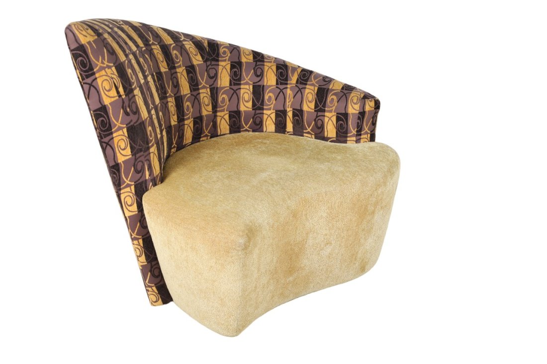 Vladimir Kagan - Bilbao Swivel Chair: Vladimir Kagan - Bilbao Swivel Chair. Dimensions 37x36x24