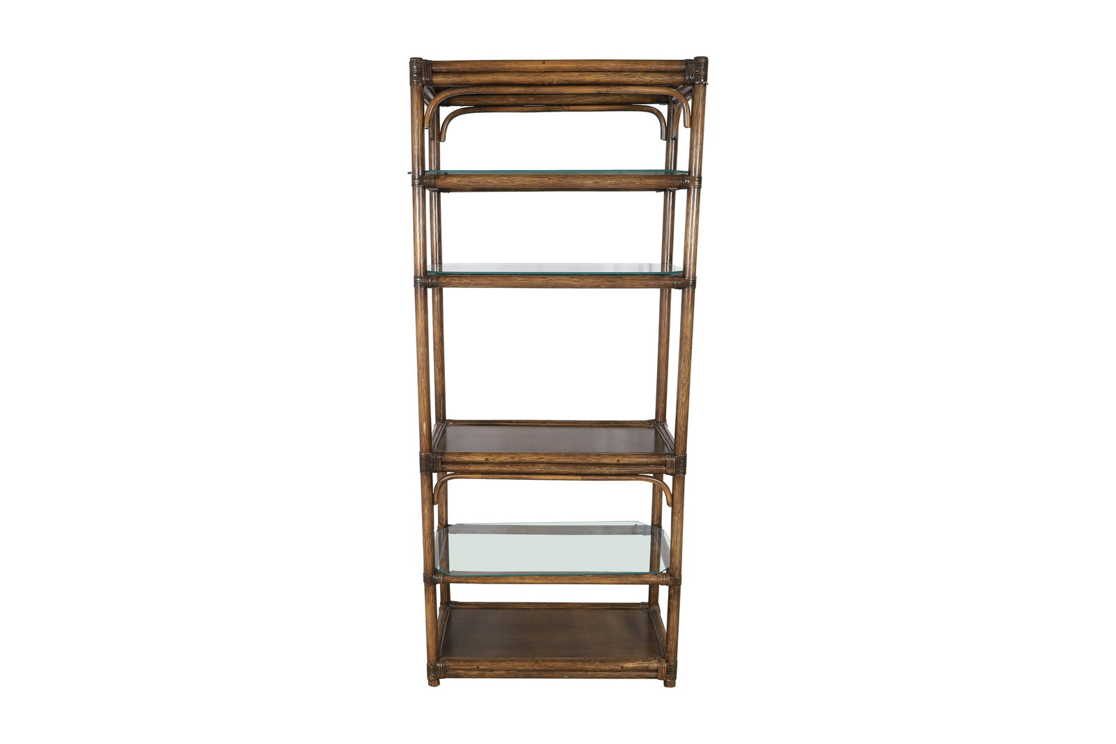 Rattan Etagere: Rattan Etagere. Dimensions 72x30x16