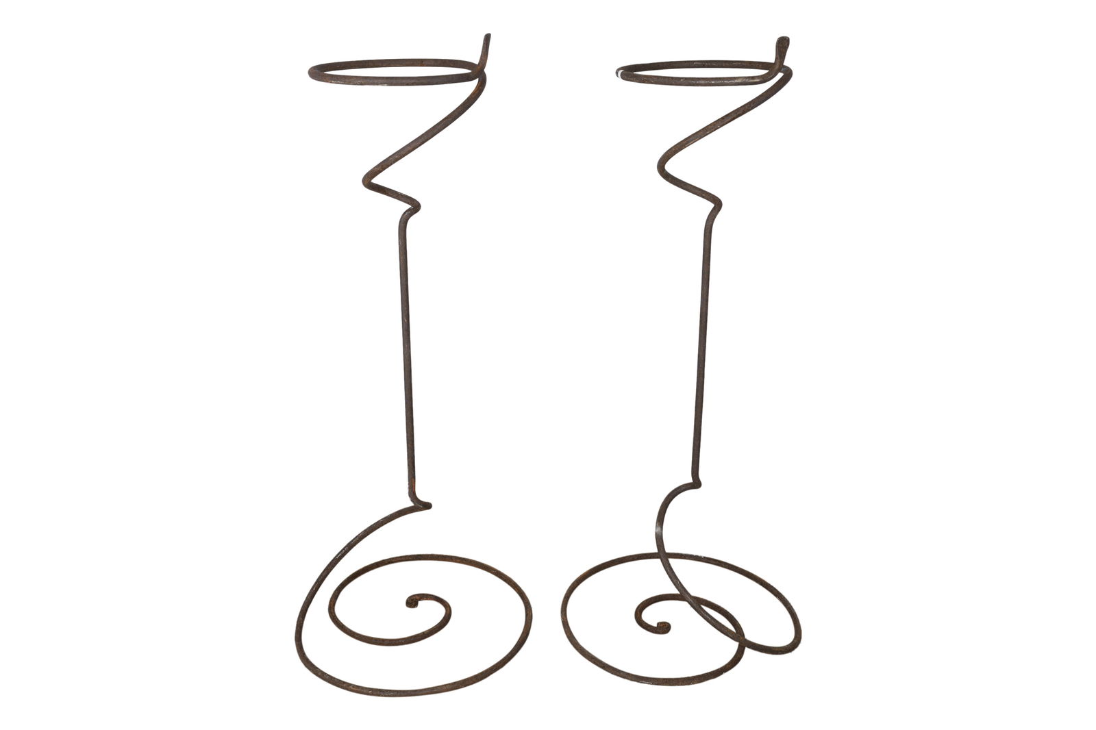 Wrought Iron Plant Stands - Pair (1 of 4)