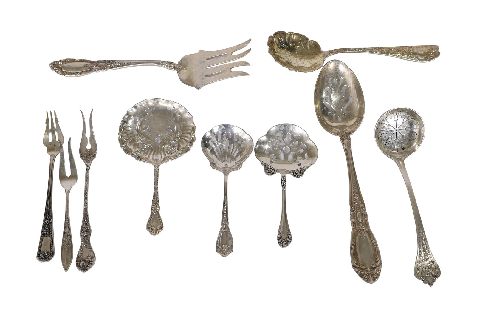 Assorted Sterling Serving Pieces - 10 (1 of 4)