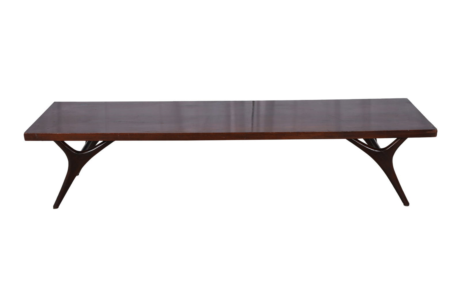 1950's Bench/Coffee Table: 1950's Bench/Coffee Table. Dimensions 16x72x18