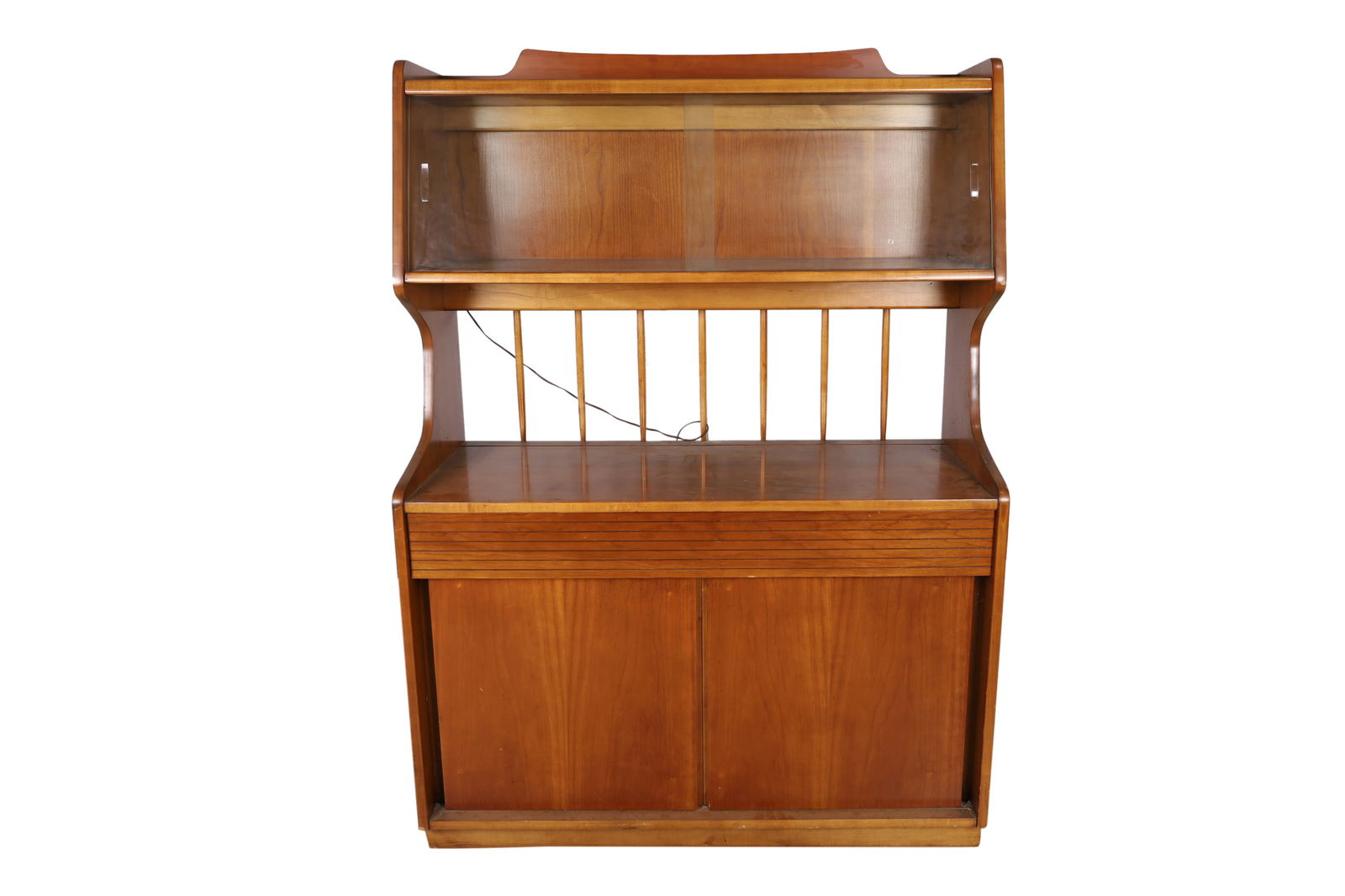 Mid Century Maple Hutch (1 of 3)