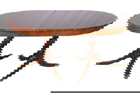 Henkel Harris - Dining Table: Henkel Harris - Dining Table with 4 leaves. Dimensions 30x66x44