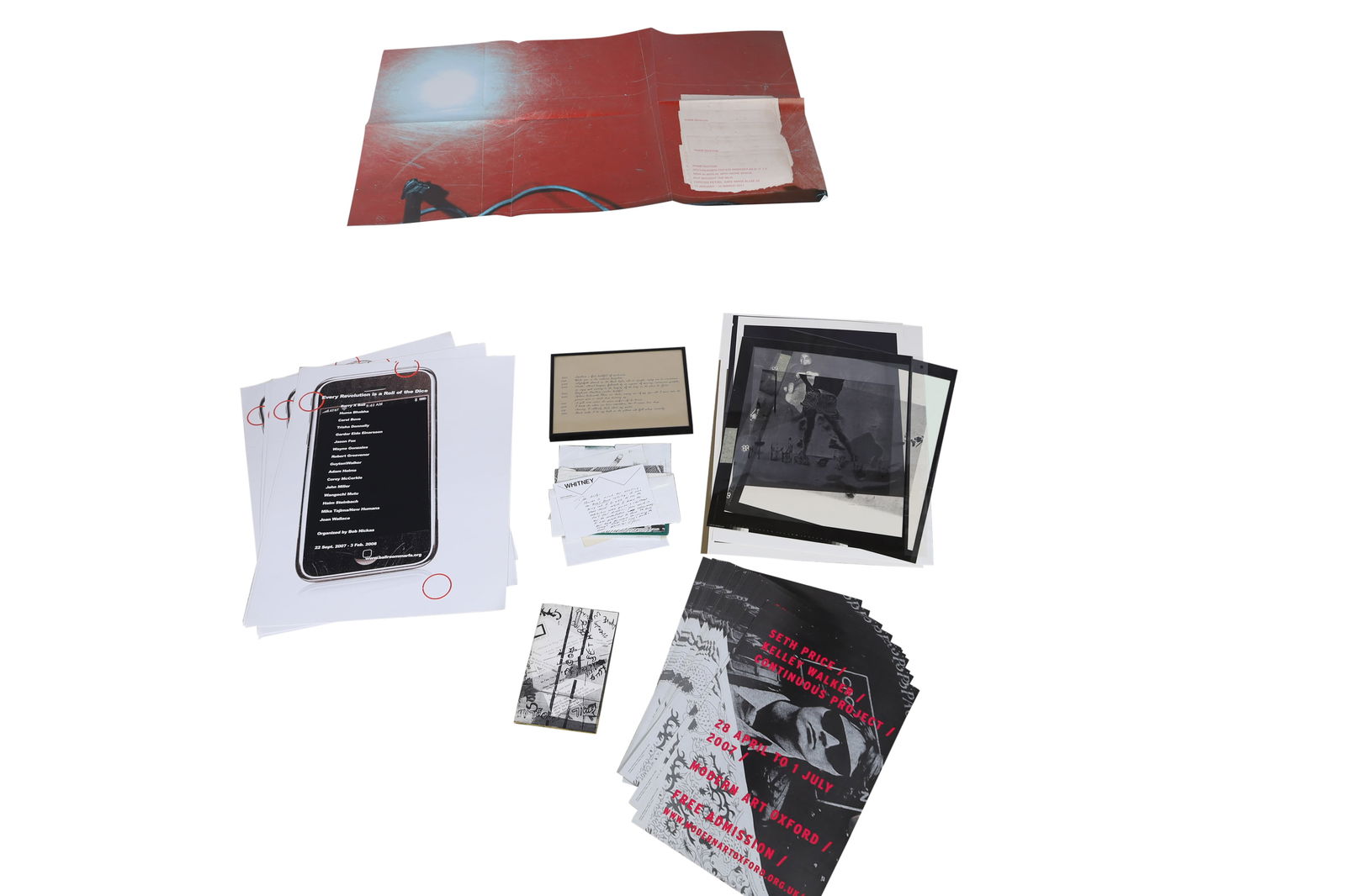 Group of Ephemera Related to Kelley Walker (1 of 5)