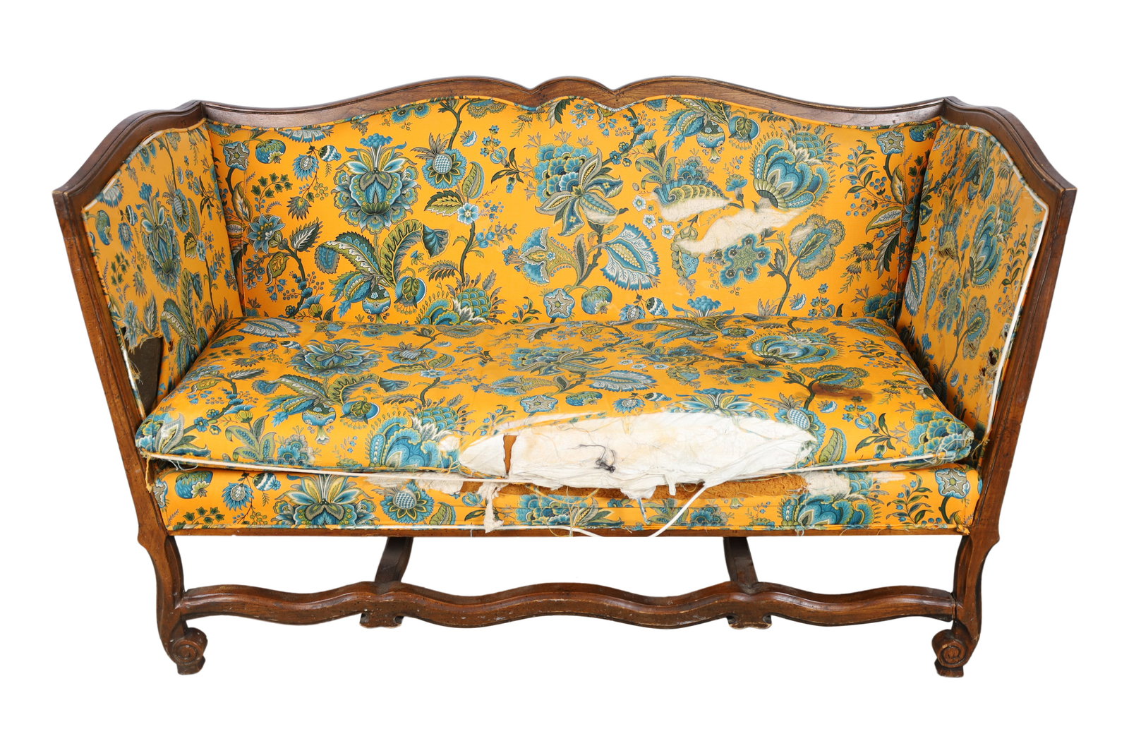 French Style Loveseat: French Style Loveseat. Dimensions 34x59x29