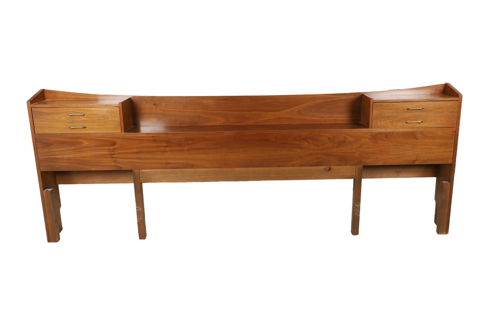 American Danish Walnut Extended Full Headboard (1 of 2)